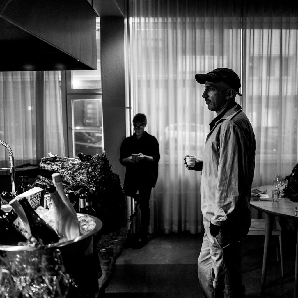 Funghi pop up dinner Sami Tallberg x Martin Bergström at Koski & Syvärinen Studios