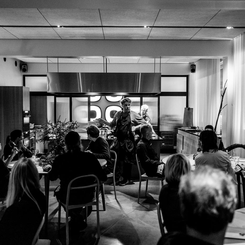 Funghi pop up dinner Sami Tallberg x Martin Bergström at Koski & Syvärinen Studios