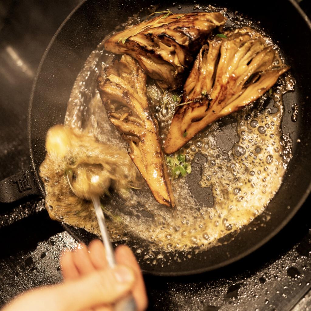 Funghi pop up dinner Sami Tallberg x Martin Bergström at Koski & Syvärinen Studios