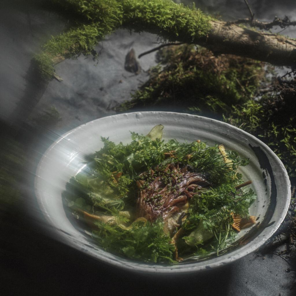 Funghi pop up dinner Sami Tallberg x Martin Bergström at Koski & Syvärinen Studios
