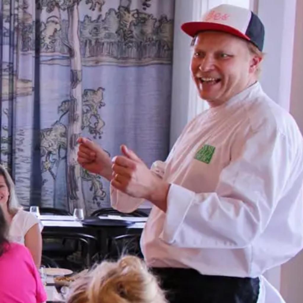 Sami Tallberg at Punkaharju Hotel restaurant