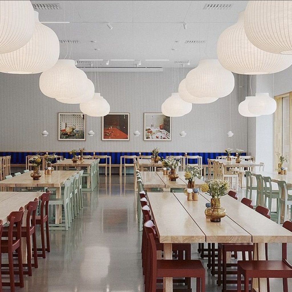 Sami Tallberg lunch restaurant at Finnish Design Shop’s headquarters in Turku