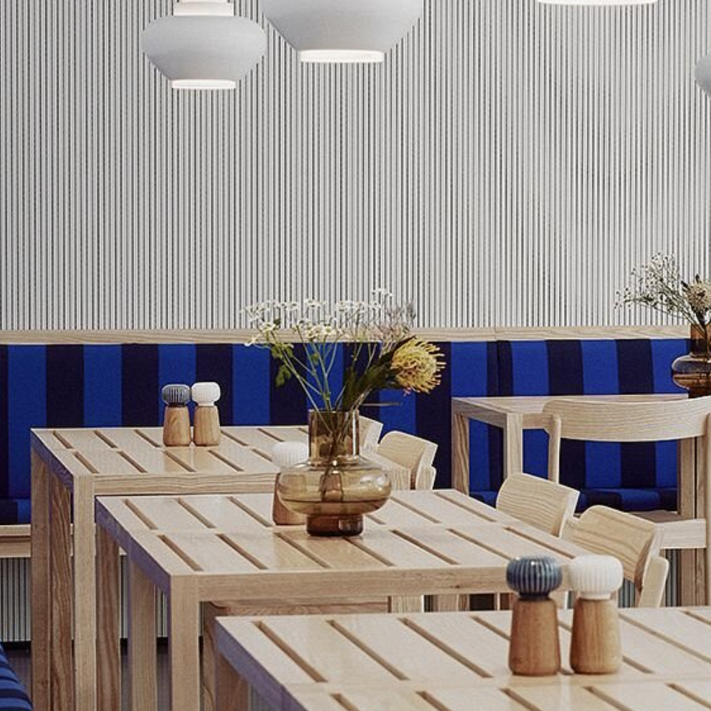 Sami Tallberg lunch restaurant at Finnish Design Shop’s headquarters in Turku