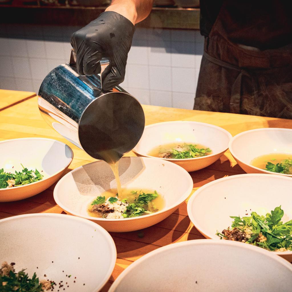 Sami Tallberg pop up dinner at Biohacker's Summit